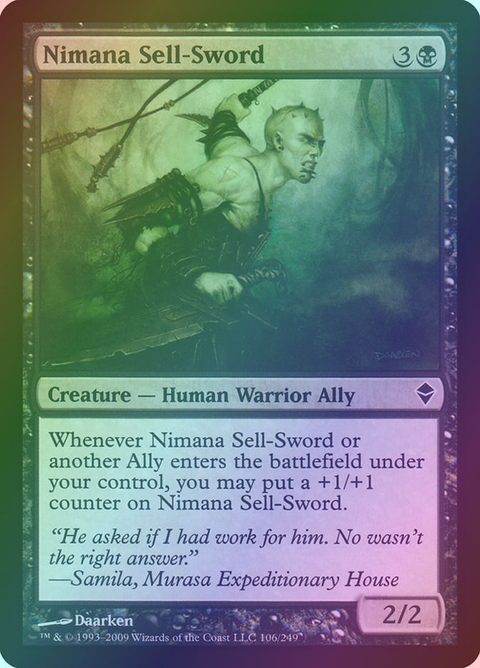 Nimana Sell-Sword (ZEN) (106) / Foil