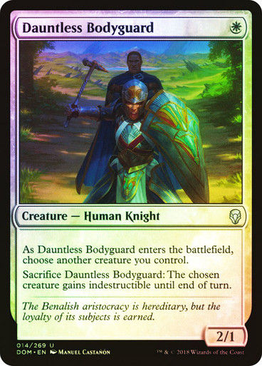Dauntless Bodyguard (DOM) (14) / Foil