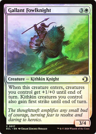 Gallant Fowlknight (ECL) (17) / Foil