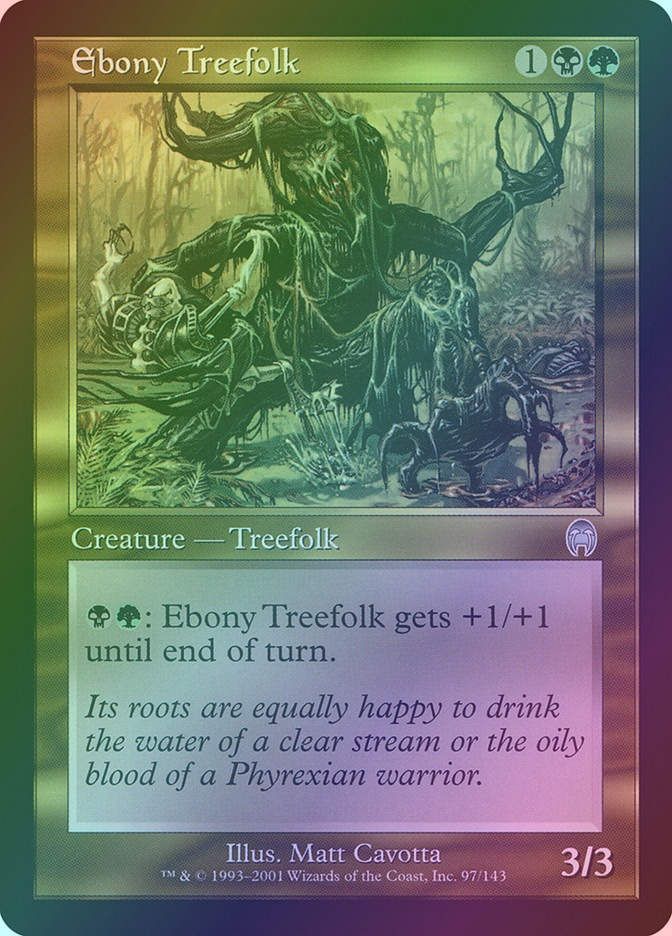 Ebony Treefolk (APC) (97) / Foil