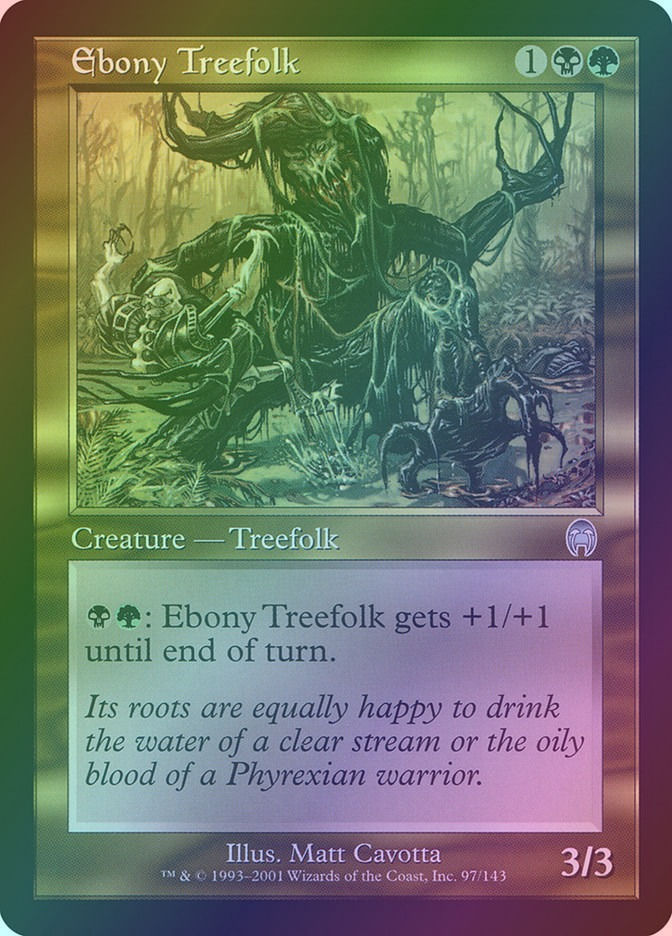 Ebony Treefolk (APC) (97) / Foil