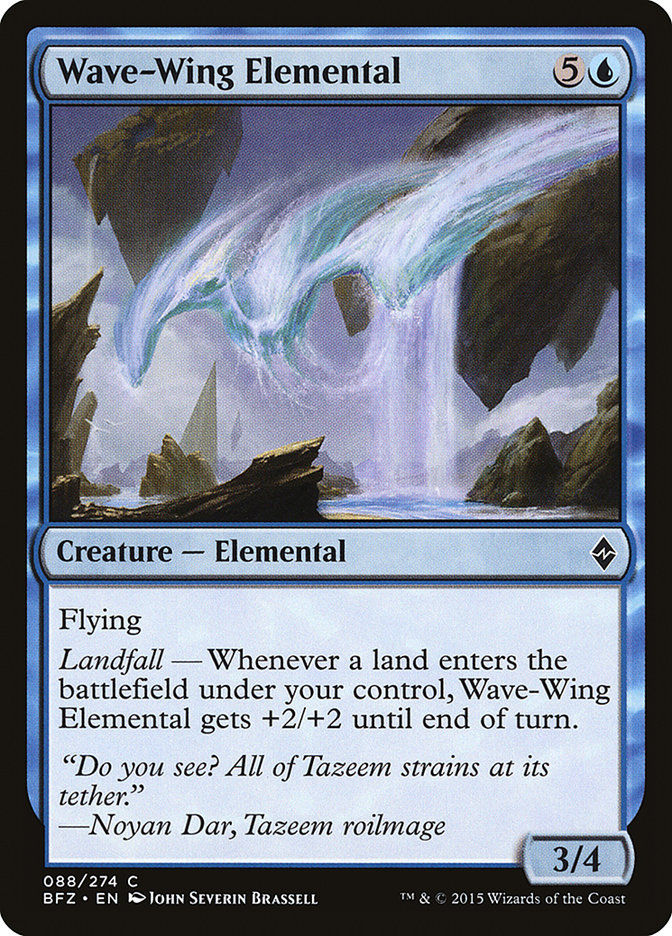 Wave-Wing Elemental (BFZ) (88)