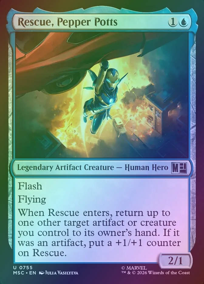Rescue, Pepper Potts (MSC) (755) / Foil