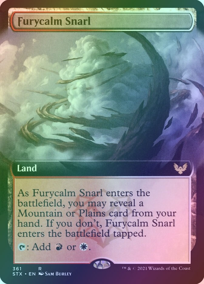 Furycalm Snarl (STX) (361) / Extended Art / Foil