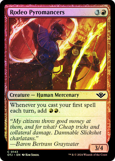 Rodeo Pyromancers (otj) (143) / Foil