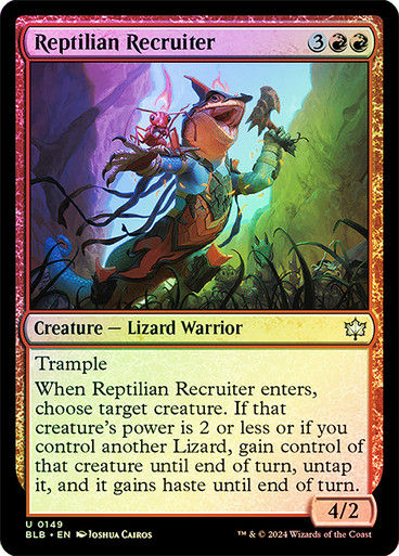 Reptilian Recruiter (blb) (149) / Foil