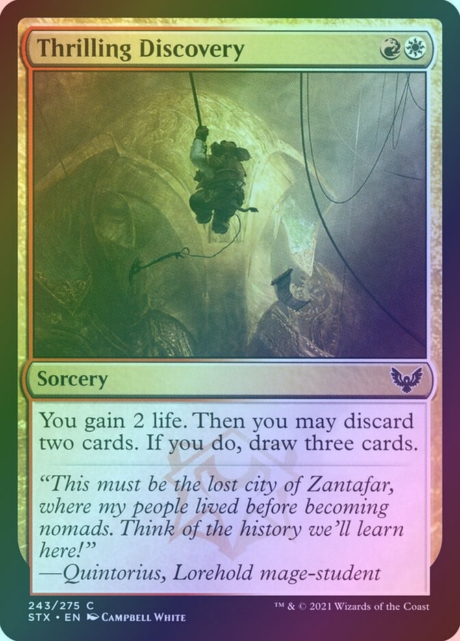 Thrilling Discovery (STX) (243) / Foil