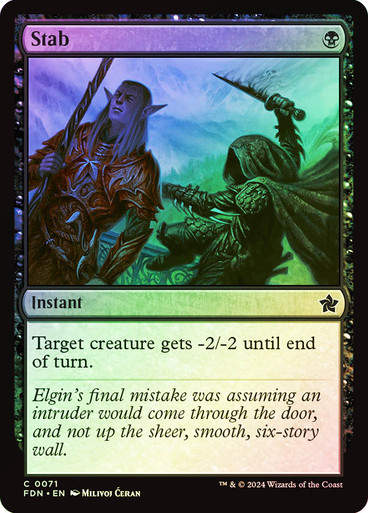 Stab (FDN) (71) / Foil
