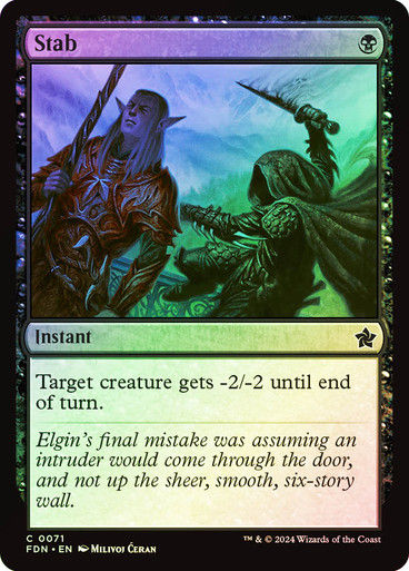 Stab (FDN) (71) / Foil