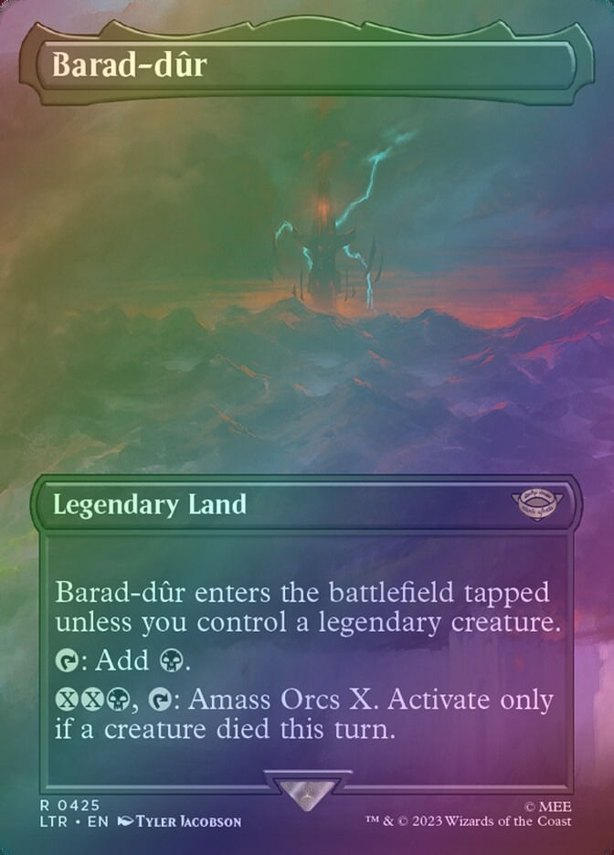 Barad-dûr (LTR) (425) / Borderless / Foil