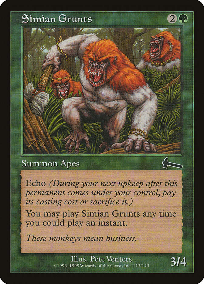 Simian Grunts (ULG) (113)