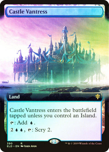 Castle Vantress (ELD) (390) / Extended Art / Foil
