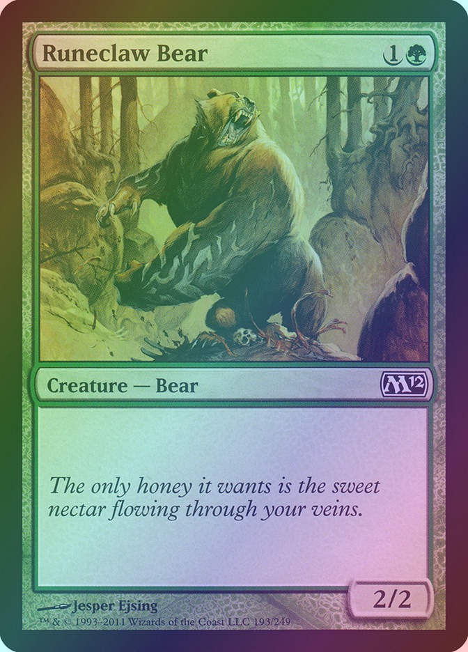 Runeclaw Bear (M12) (193) / Foil