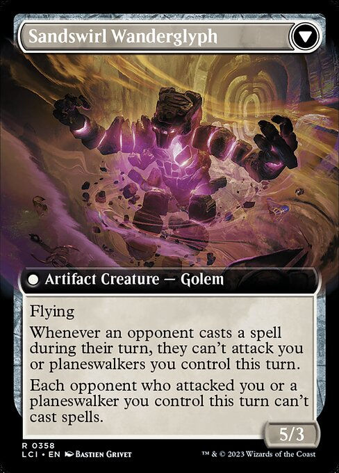 Unstable Glyphbridge // Sandswirl Wanderglyph (lci) / Extended Art — cara 2 de 2
