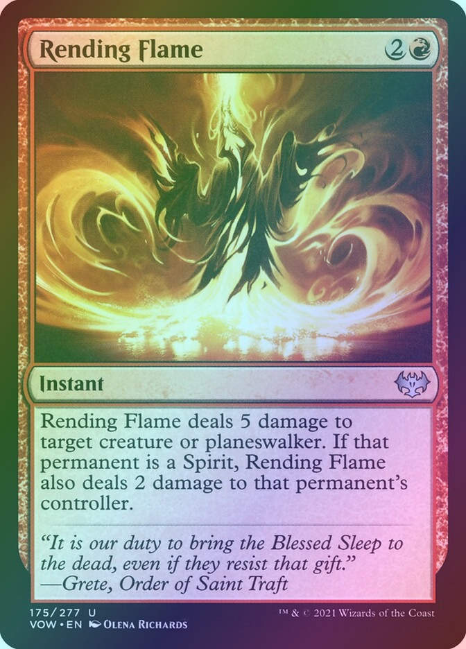 Rending Flame (VOW) (175) / Foil