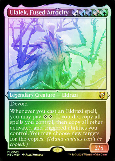 Ulalek, Fused Atrocity (m3c) (24) / Foil Etched