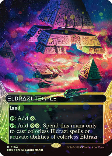 Eldrazi Temple (EOS) (104) / Borderless Galaxy Foil