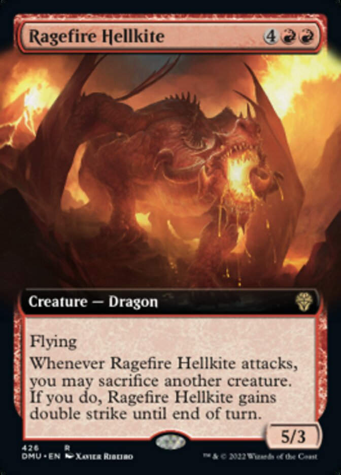Ragefire Hellkite (DMU) / Extended Art