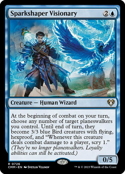 Sparkshaper Visionary (cmm) (Commander Deck)