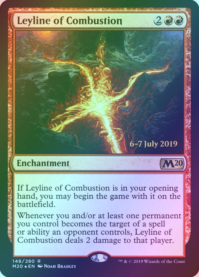 Leyline of Combustion (PM20) (148s) / Foil