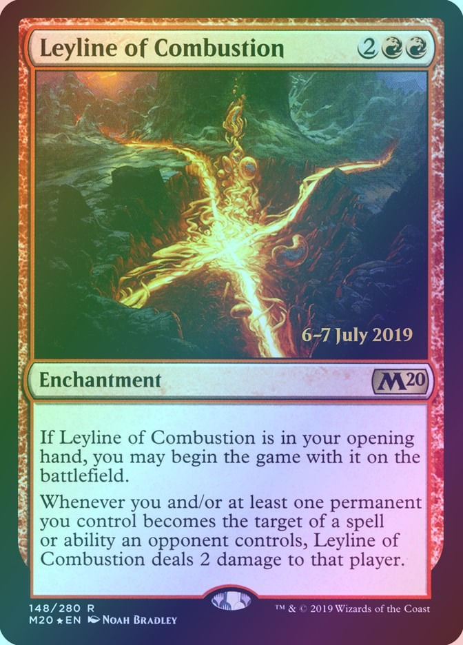 Leyline of Combustion (PM20) (148s) / Foil