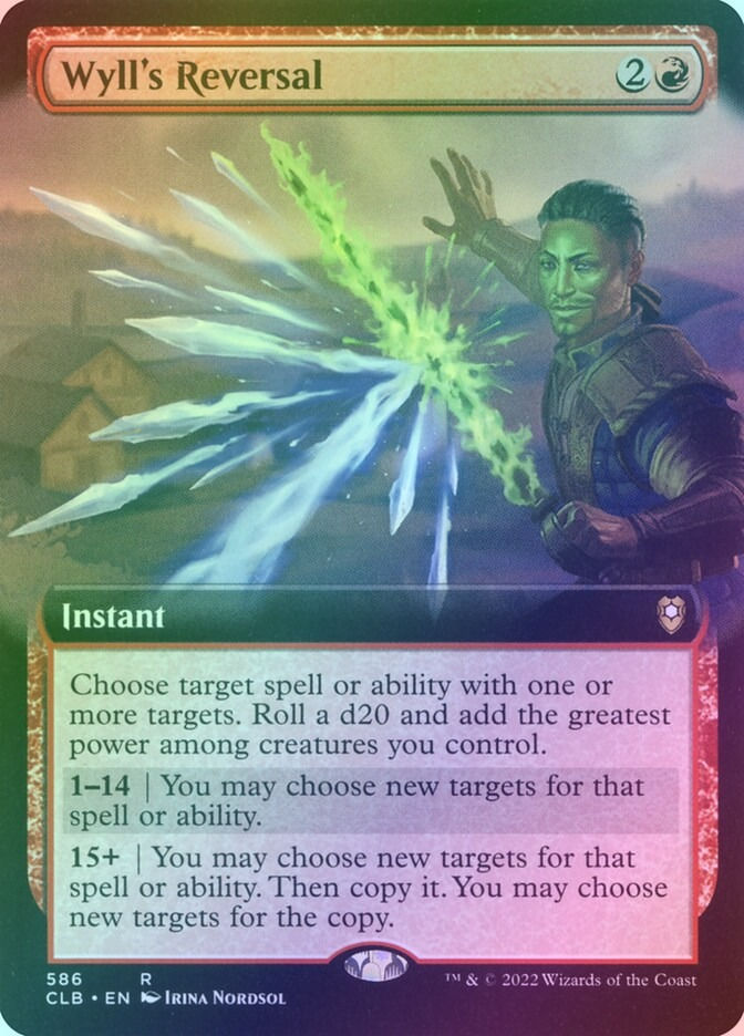 Wyll's Reversal (CLB) (586) / Extended Art / Foil