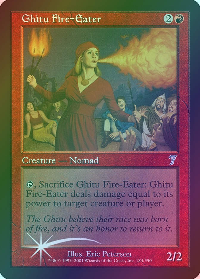 Ghitu Fire-Eater (7ED) (184★) / Foil