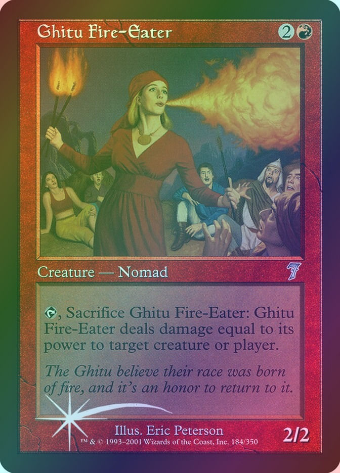 Ghitu Fire-Eater (7ED) (184★) / Foil