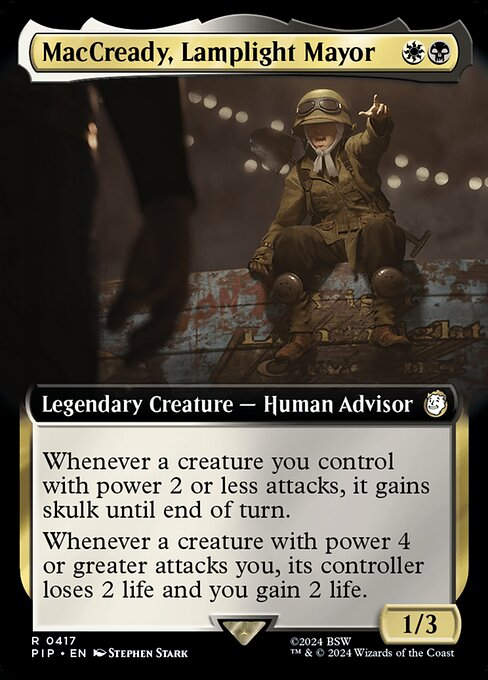 MacCready, Lamplight Mayor (pip) (417) / Extended Art