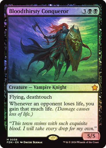 Bloodthirsty Conqueror (FDN) (58) / Foil