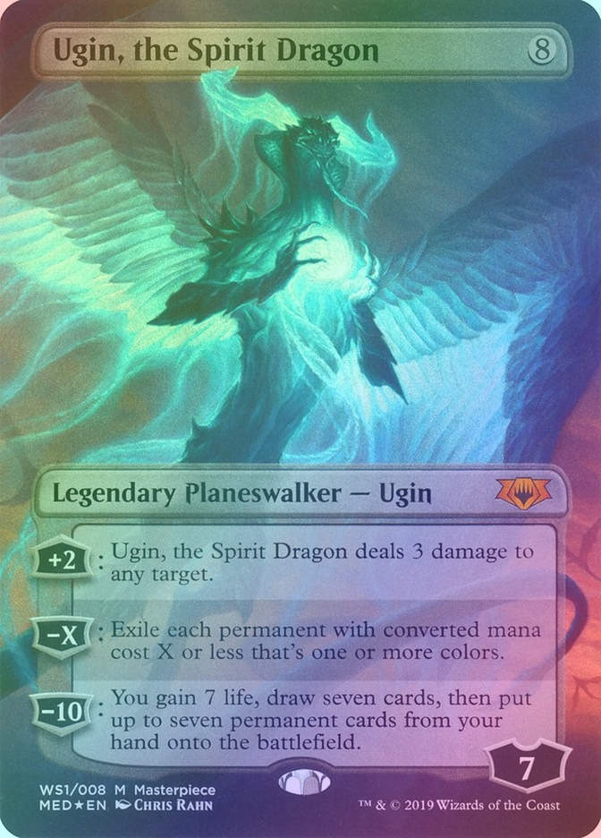 Ugin, the Spirit Dragon (MED) (WS1) / Borderless / Foil