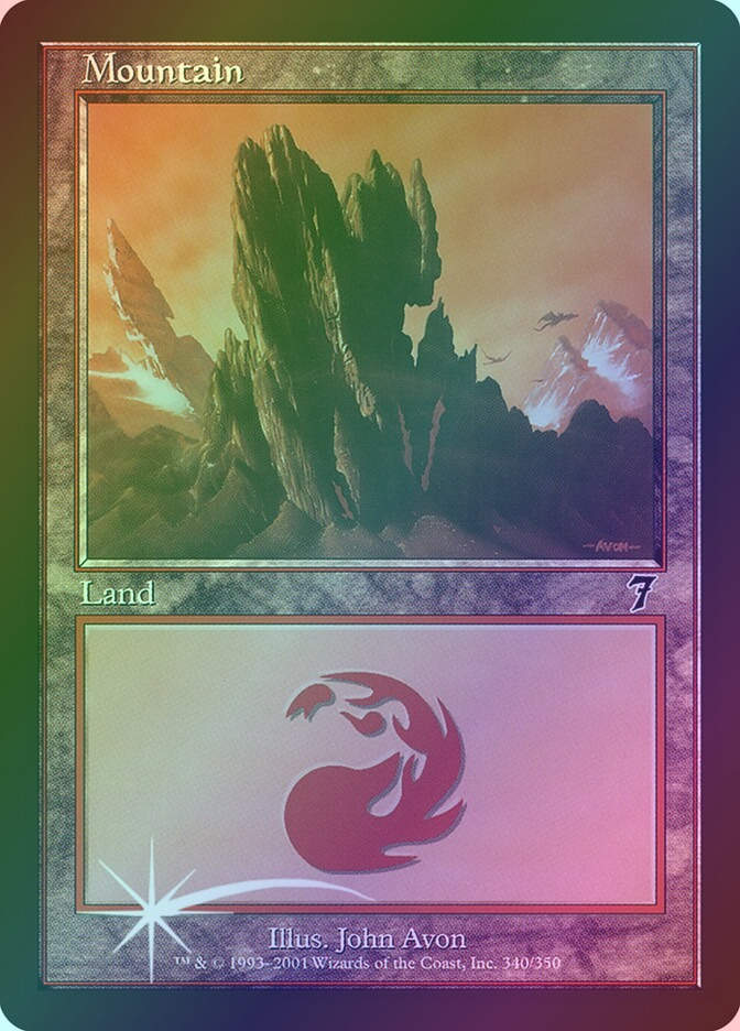Mountain (7ED) (340★) / Foil