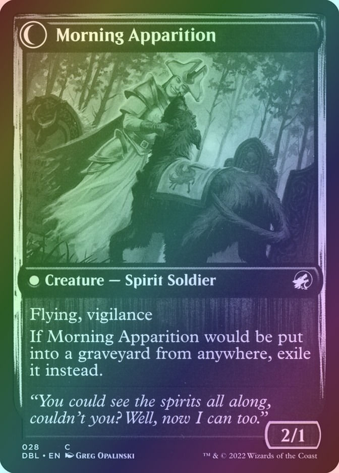 Mourning Patrol // Morning Apparition (DBL) (28) / Foil — cara 2 de 2