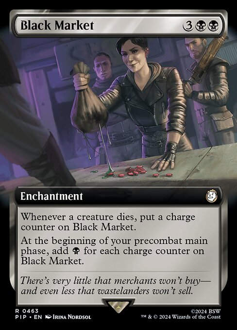 Black Market (pip) (463) / Extended Art