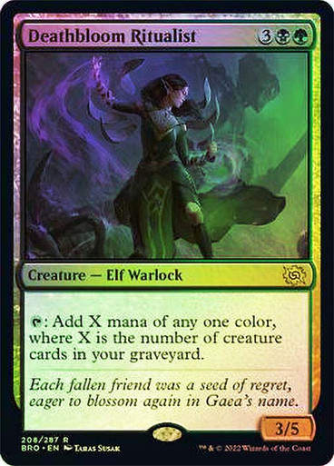 Deathbloom Ritualist (BRO) / Foil