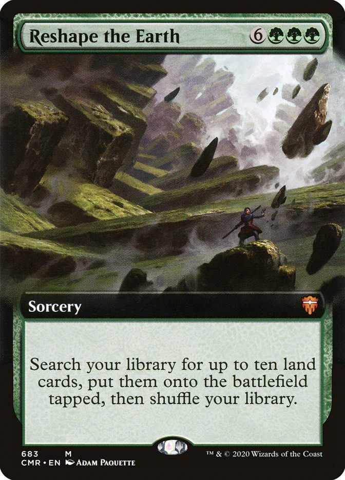 Reshape the Earth (CMR) (683) / Extended Art