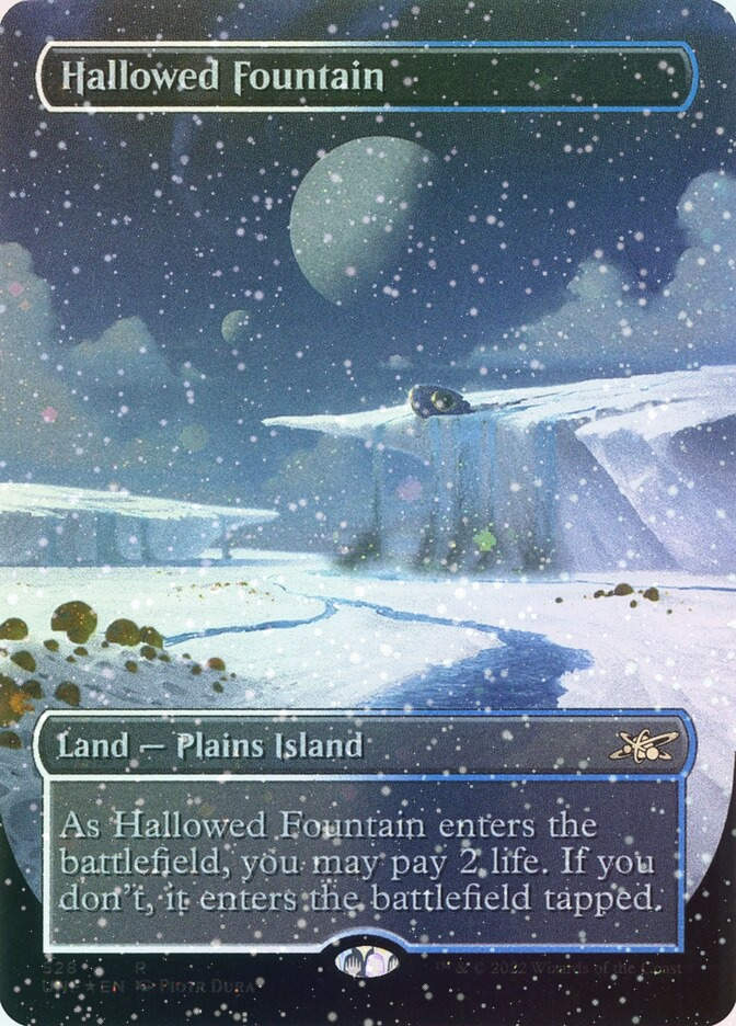 Hallowed Fountain (UNF) (528) / Borderless / Galaxy Foil