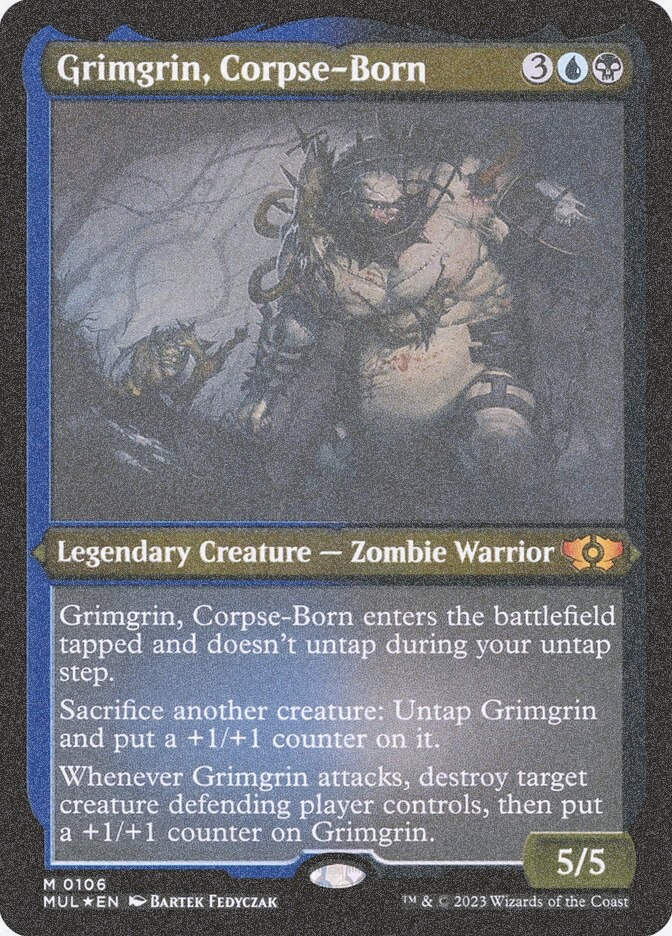 Grimgrin, Corpse-Born (MUL) (106) / Foil Etched