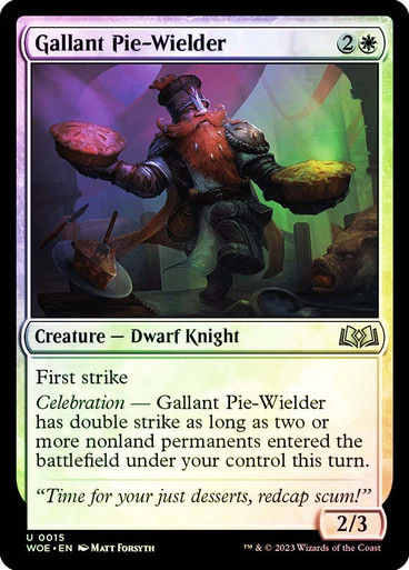 Gallant Pie-Wielder (woe) / Foil