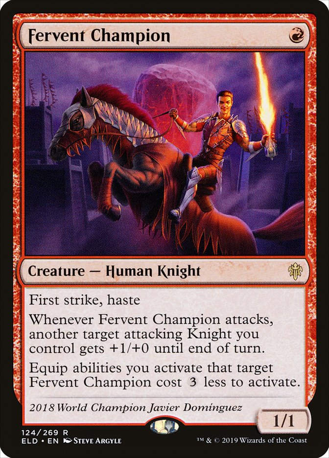 Fervent Champion (ELD) (124)