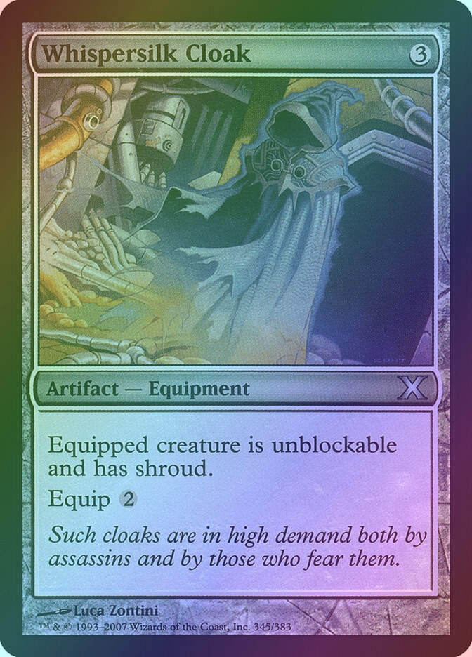 Whispersilk Cloak (10E) (345★) / Foil