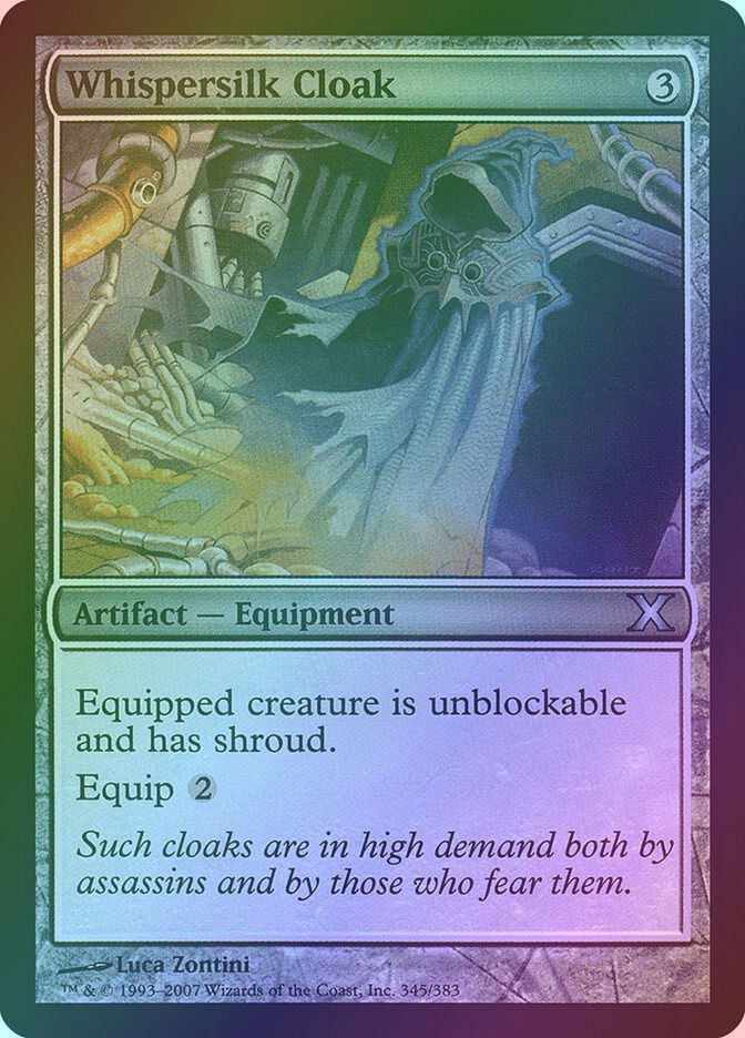 Whispersilk Cloak (10E) (345★) / Foil