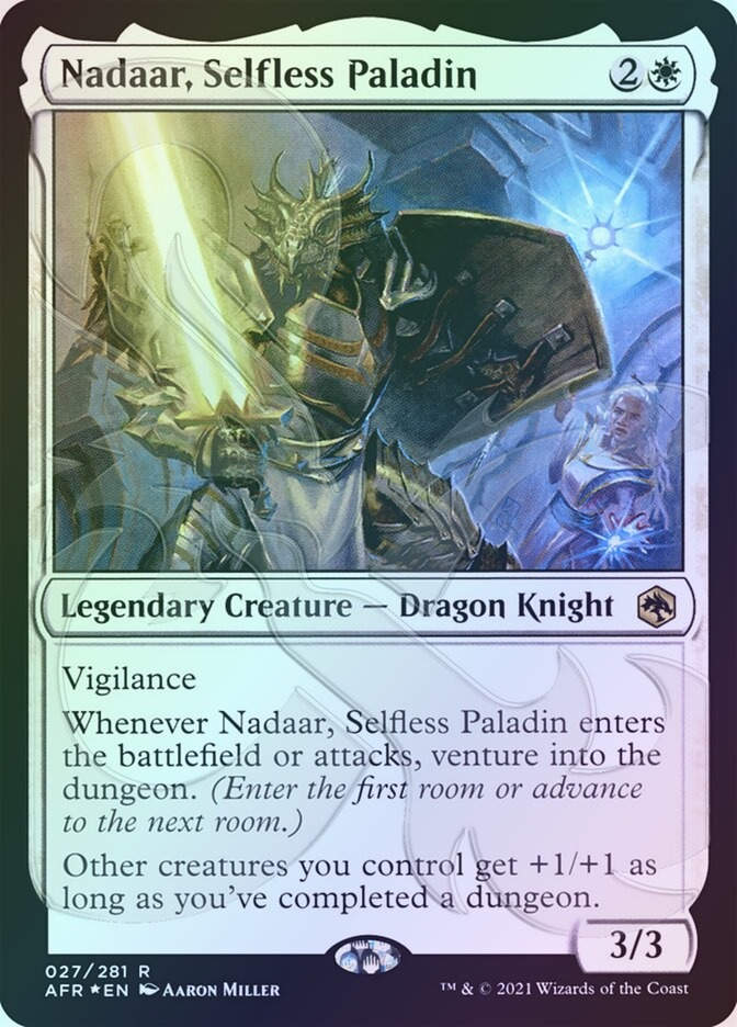 Nadaar, Selfless Paladin (PAFR) (27a) / Embossed Foil