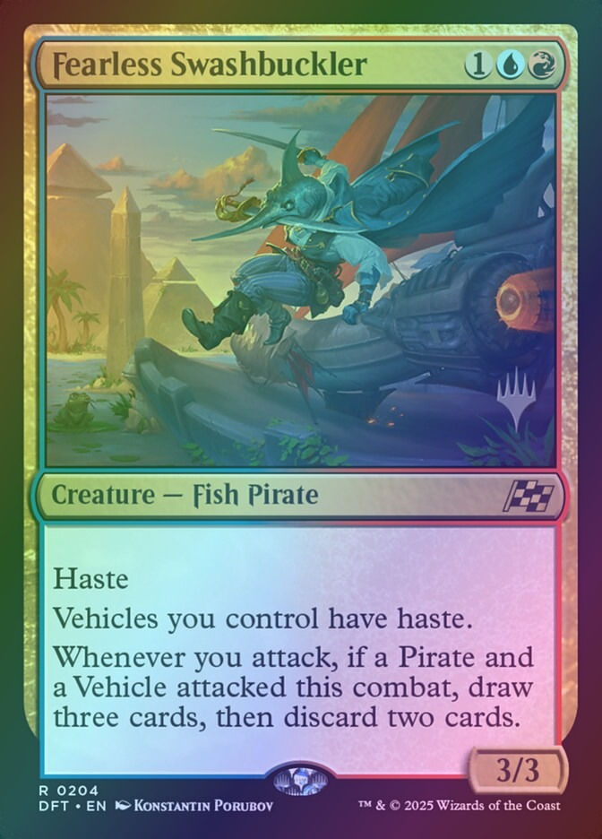 Fearless Swashbuckler (PDFT) (204p) / Foil