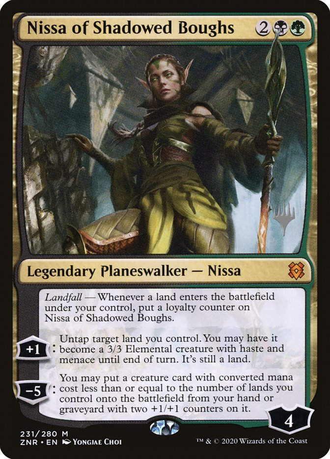 Nissa of Shadowed Boughs (PZNR) (231p)