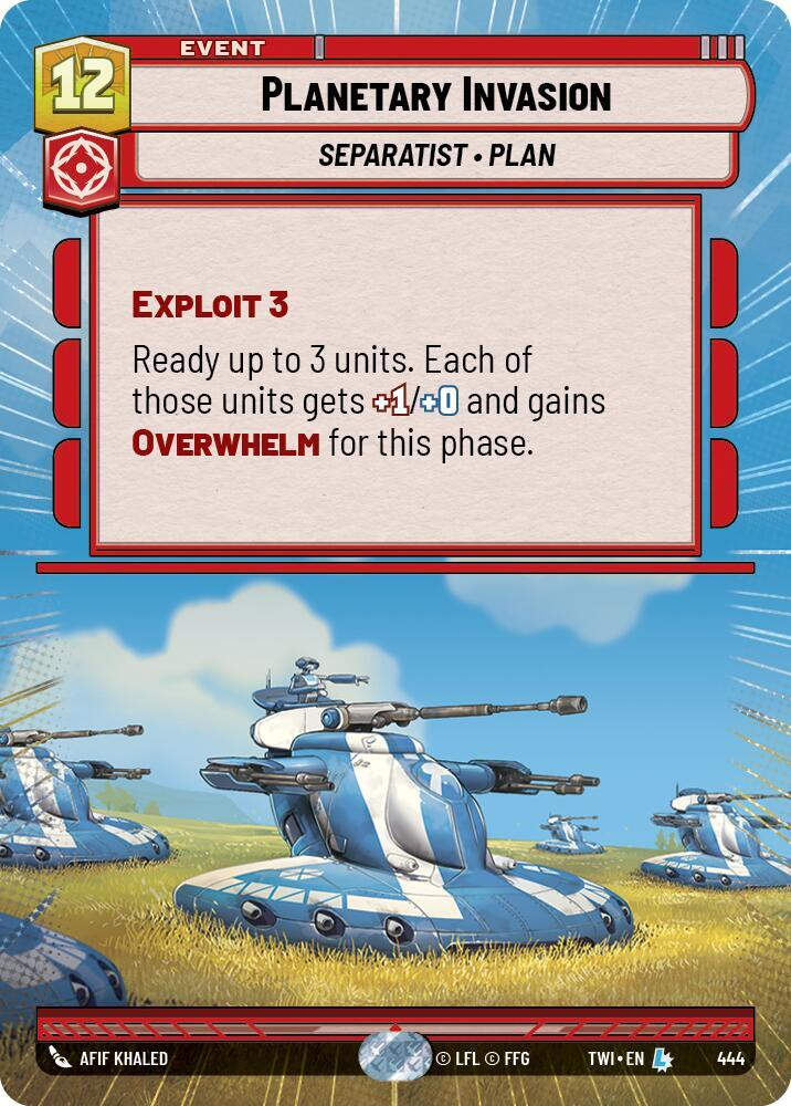 Planetary Invasion (Hyperspace) (TWI) (444) / Foil