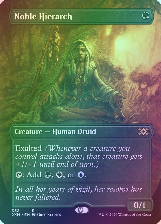 Noble Hierarch (2XM) (352) / Borderless / Foil