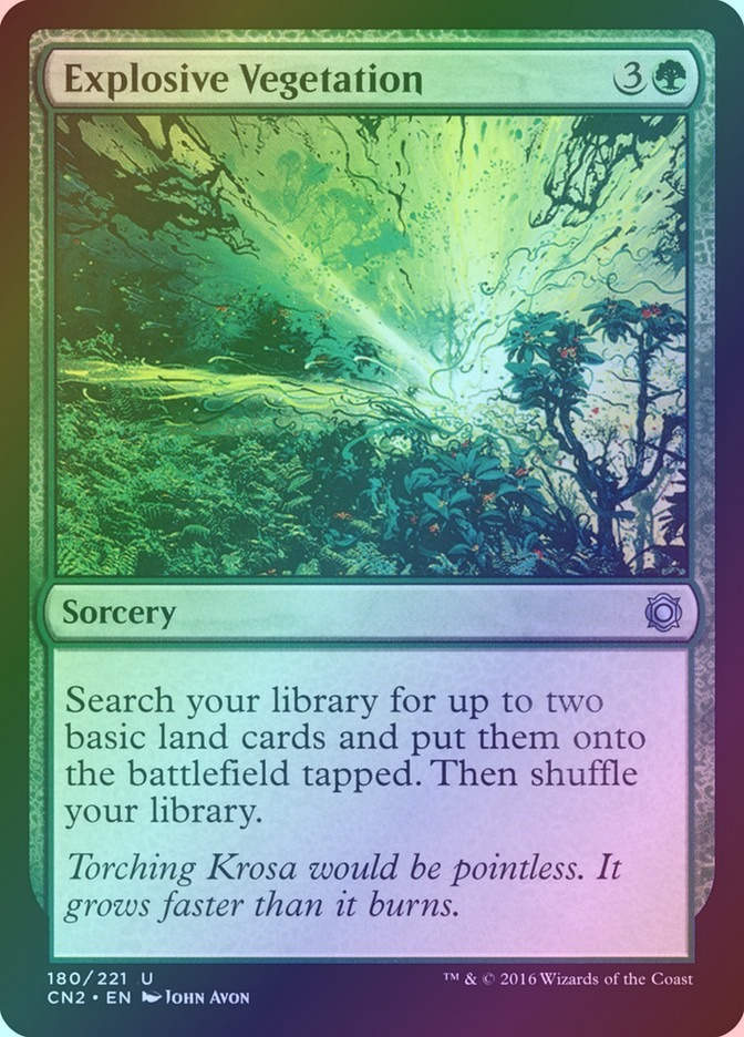 Explosive Vegetation (CN2) (180) / Foil