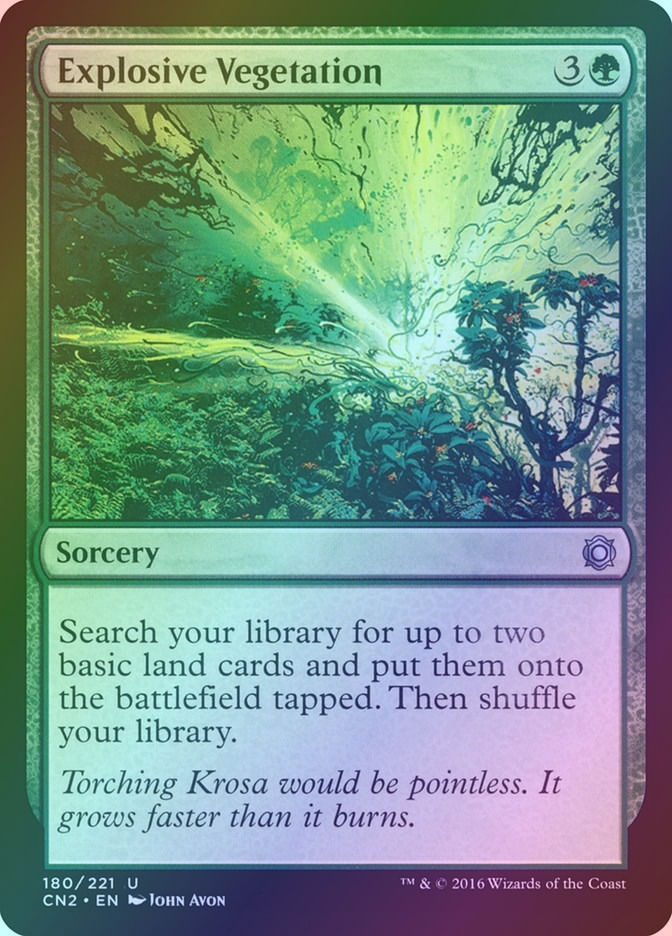Explosive Vegetation (CN2) (180) / Foil