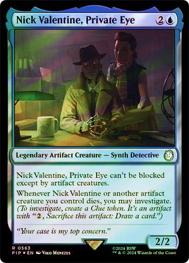 Nick Valentine, Private Eye (pip) (563) / Surge Foil